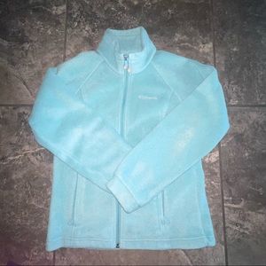 Columbia Fleece Jacket Teal Girls 10/12